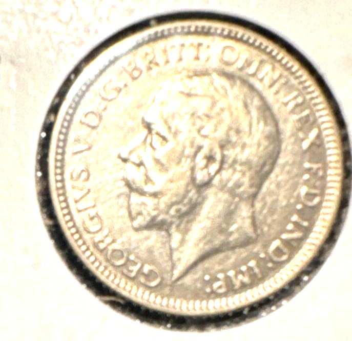 Great Britain 1928 6 pence KM 832 AU