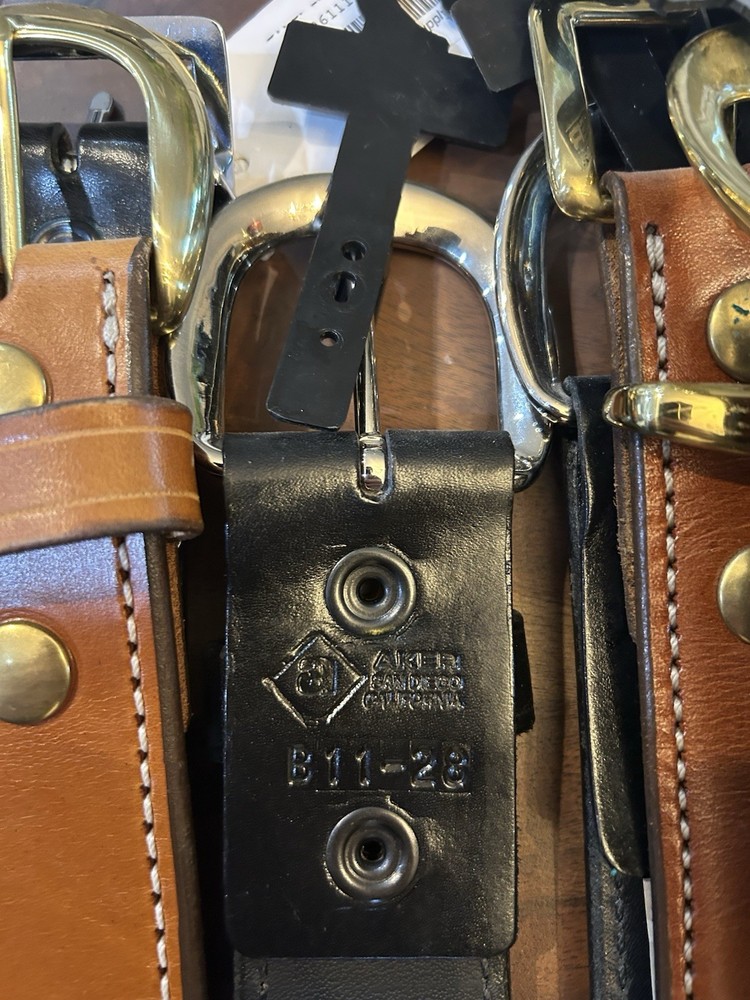 Aker B11 Leather Gun Belt