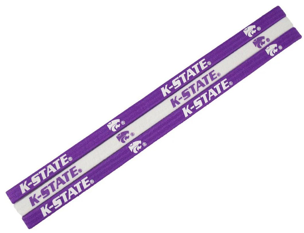 Kansas State Wildcats Elastic Headbands