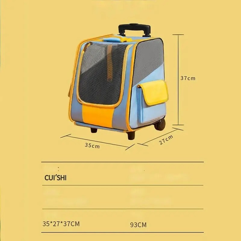 Pet Backpack, breathable trolley