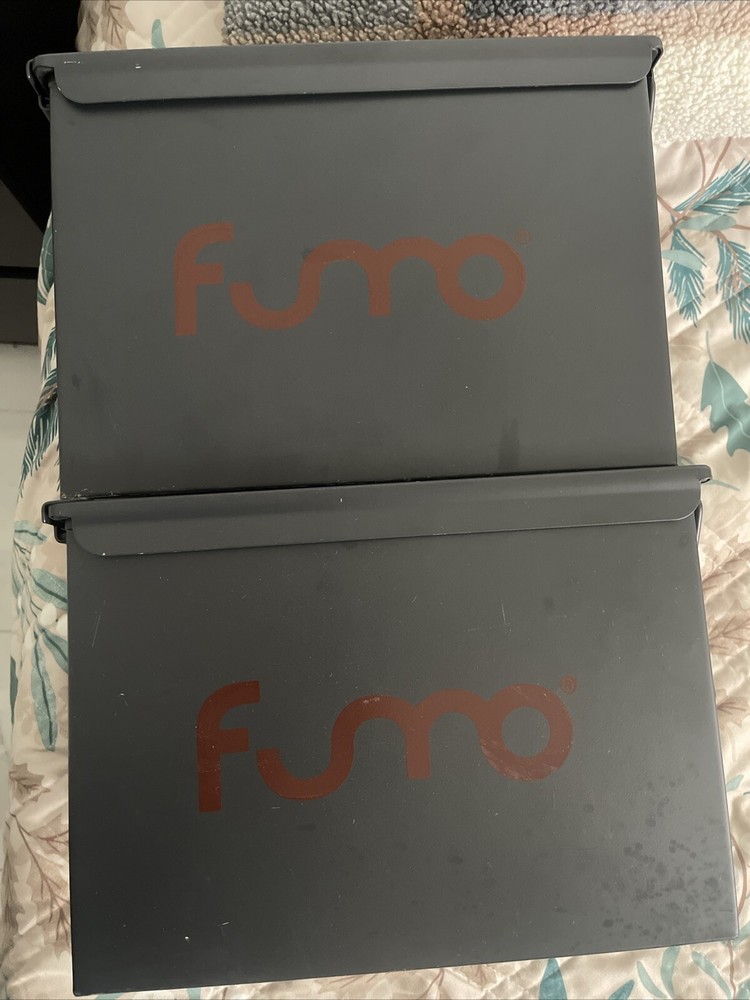 metal ammunition boxes Pair