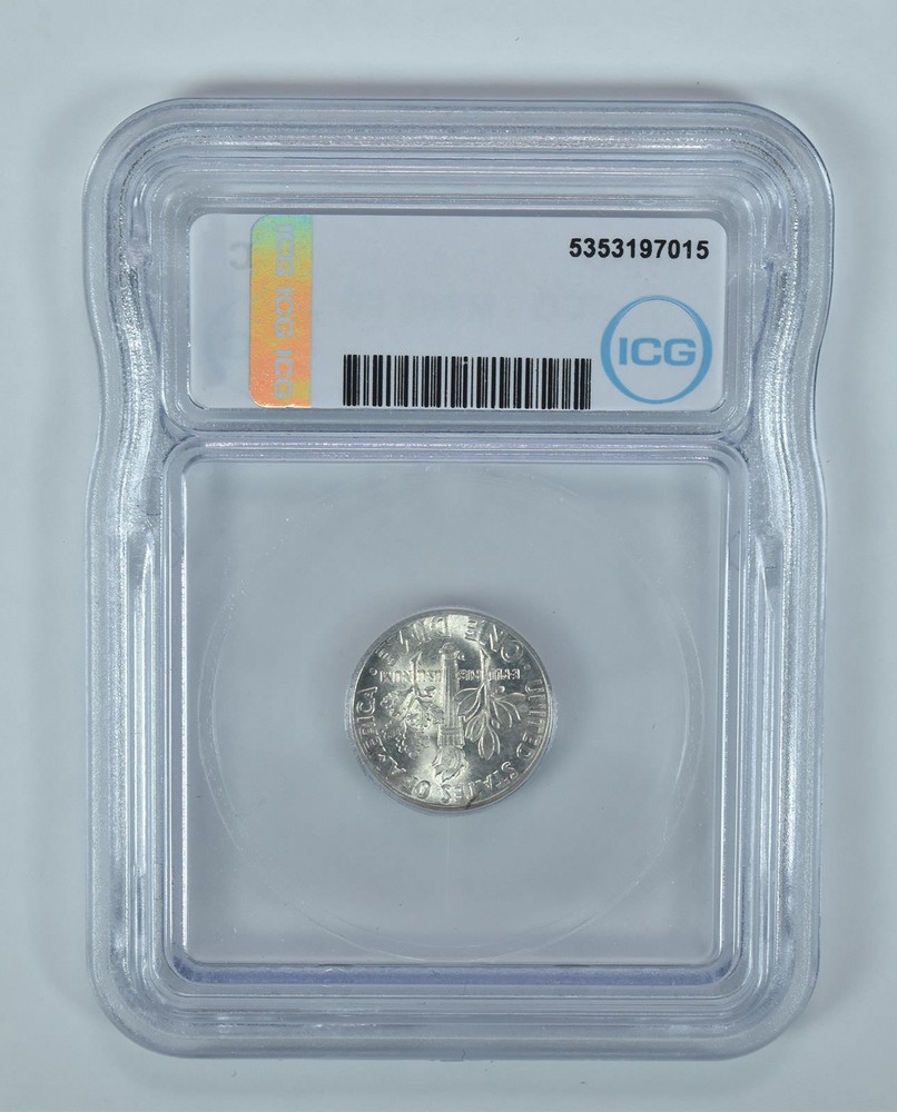 1946-D Roosevelt Dime MS66 FB ICG