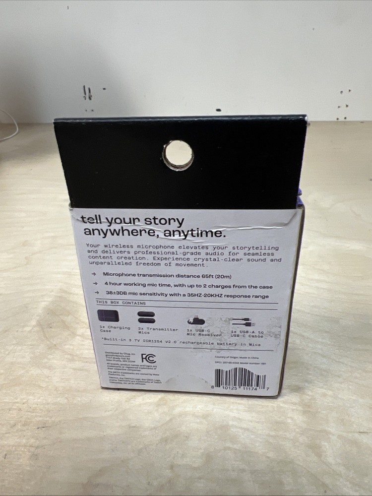 NORTH Wireless Microphone with Charger (USB-C)...305