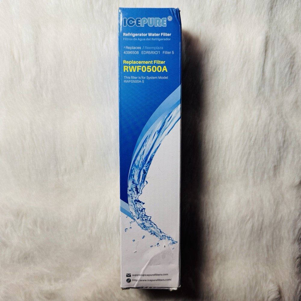 IcePure RWF0500A Refrigerator Water Filter Replacement Filter New Sealed