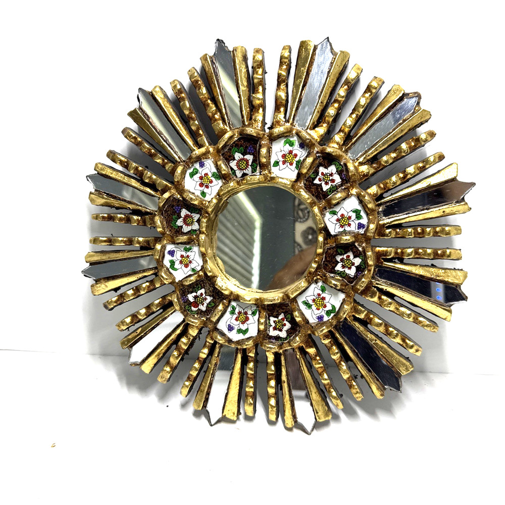 *Peruvian Reverse Painted Mirror