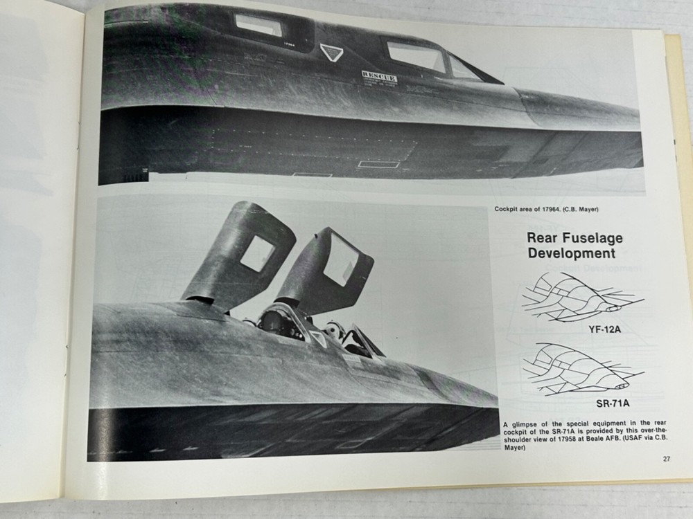 SR-71 Blackbird In Action Book