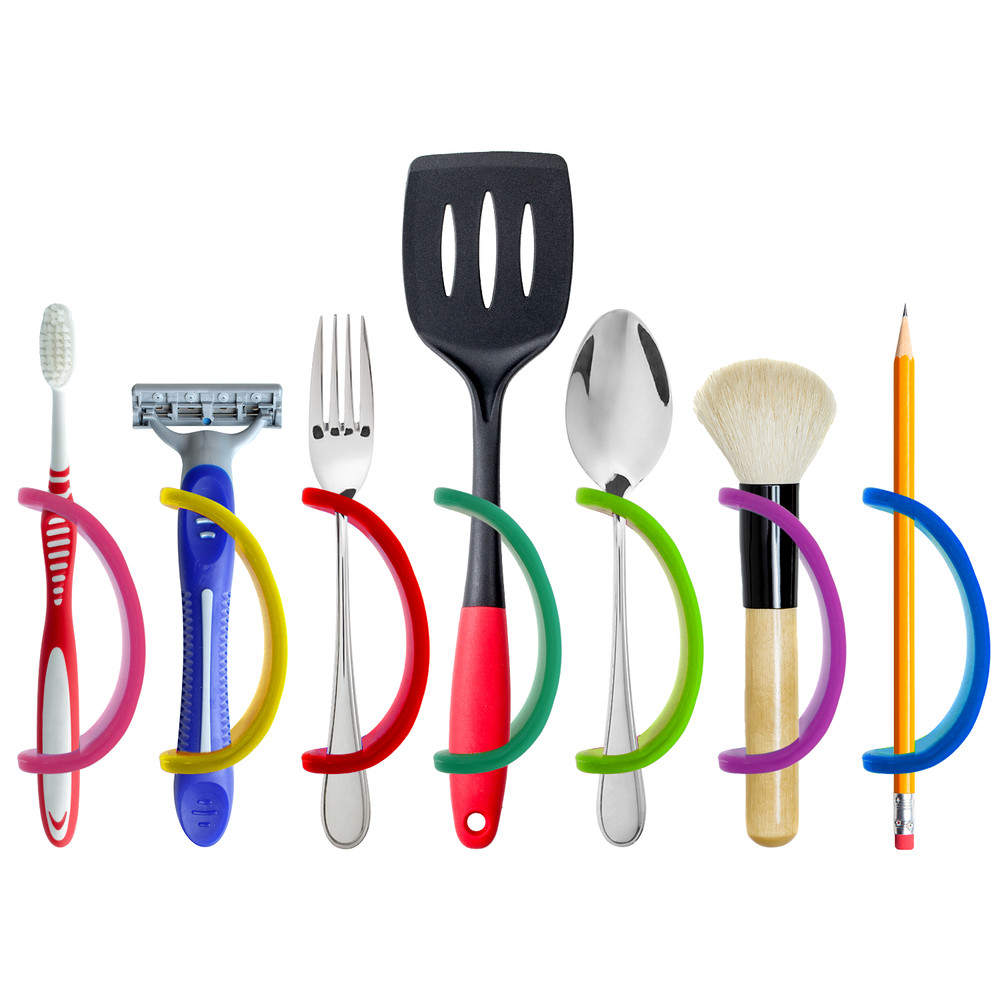 Linelax Silicone Adaptive Aid – Adaptive Hand Mobility Aid (7 Pack)