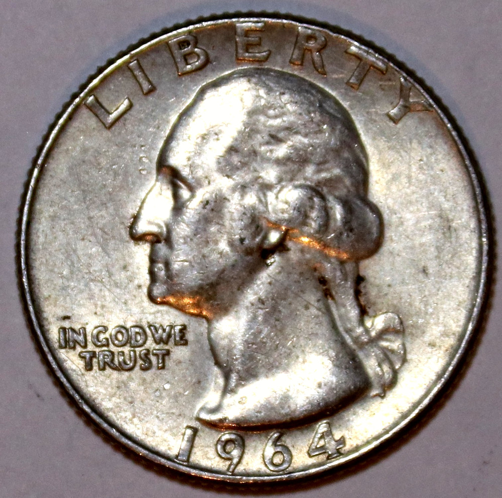 1964-D Washington Quarter - Extra Fine - #2204EA