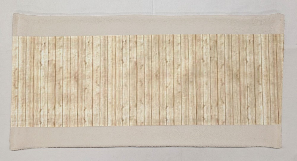 Barn Wood Print on Terrycloth Bathmat