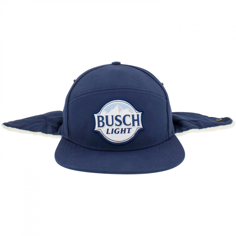 Busch Light Classic Logo Lumberjack Hat Blue