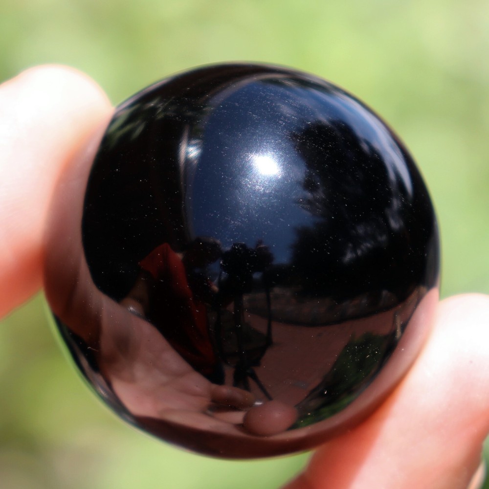 Gold Sheen Obsidian Sphere, Approximately 35 mm (OBS115)