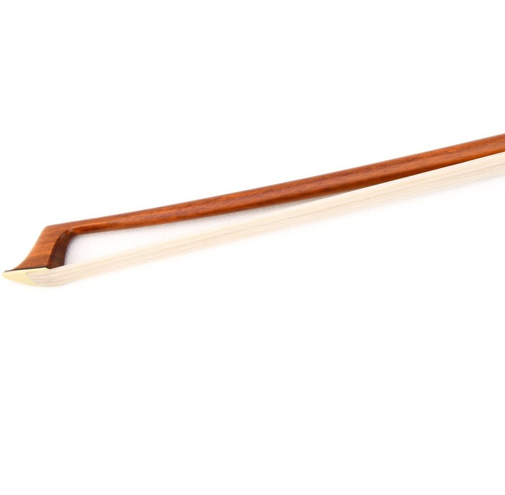 Master Pernambuco Violin Bow 4/4 D.PECCATTE Copy Ebony Shield Frog Silver Stiff