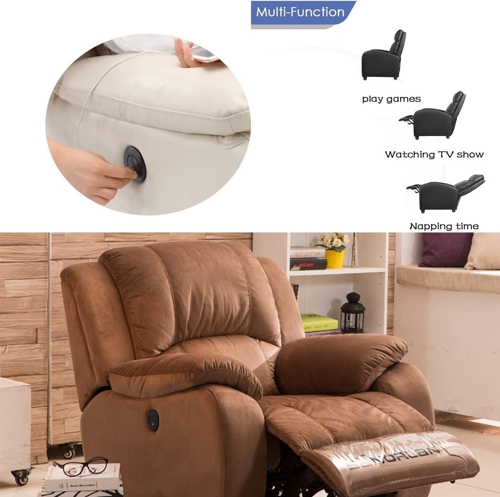 Modern USB Hand Control for Recliners - 2-Button Design for Enhanced Experience