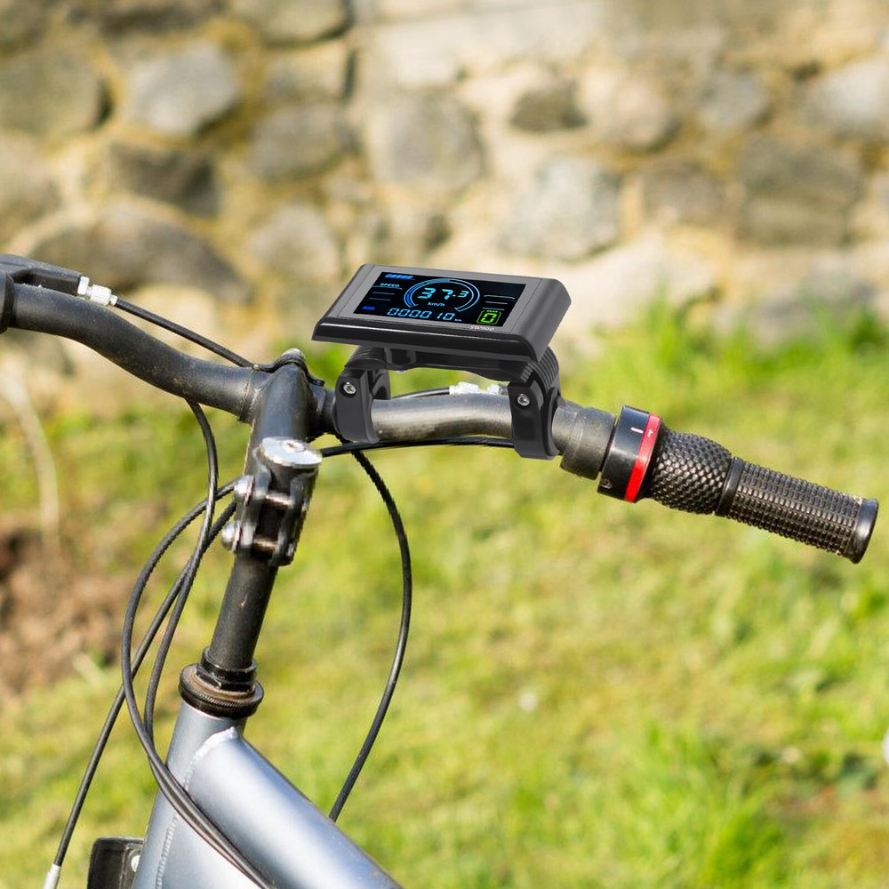 Electric Bicycle Display Screen Rectangle E-Bike Multicolor LCD Display Screen