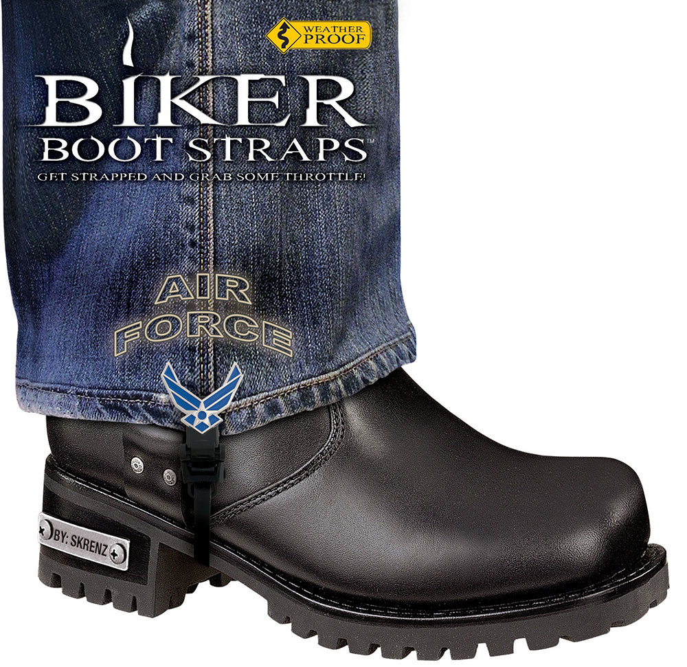 Harley-Davidson Boot 4" Air Force Motorcycle Boot Straps