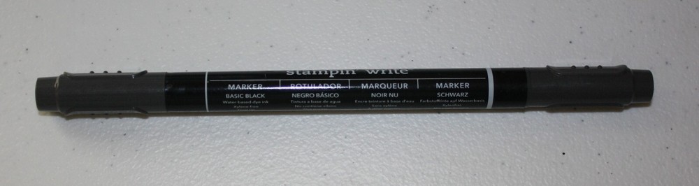 Stampin Up BASIC BLACK Marker Retired Style Great Condition!