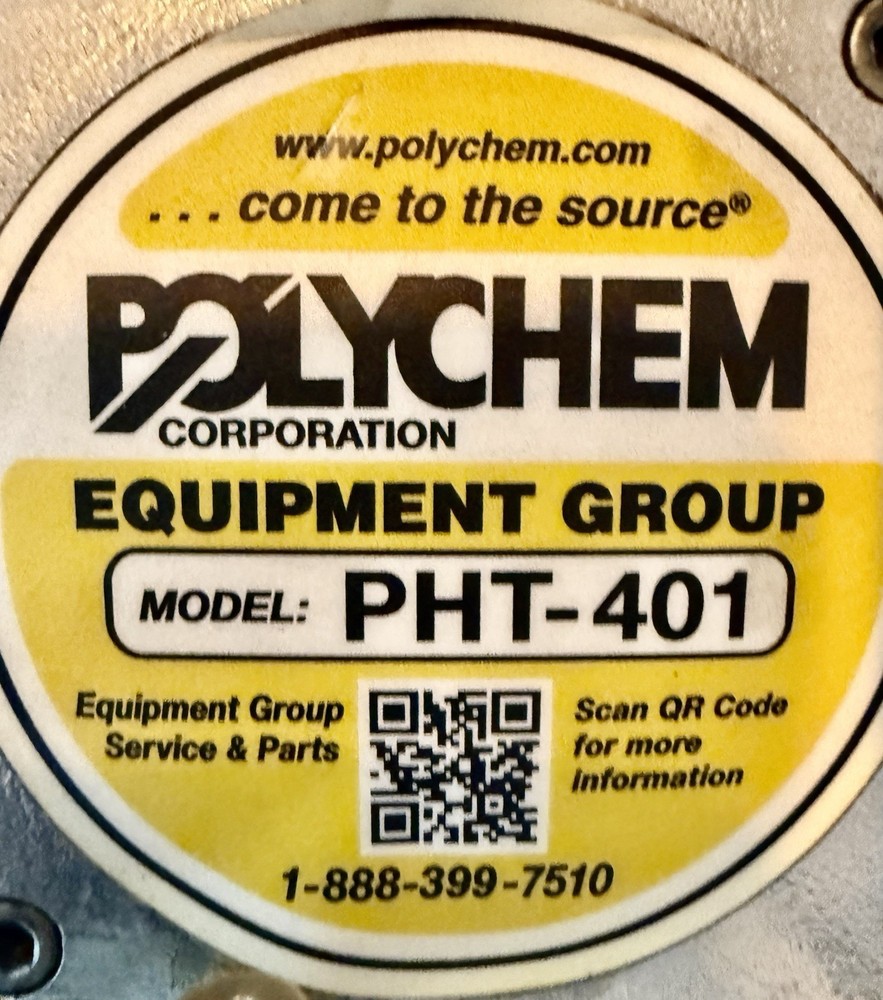 PolyChem PHT-401 1/2" Plastic Strap Strapping Machine Pneumatic Air Power Works!