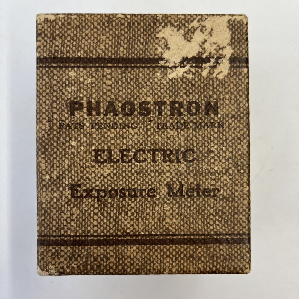 Phaostron Model A Electric Exposure Meter Not Tested With Original Box Manual