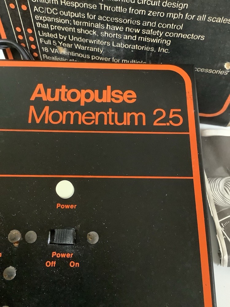 Autopulse TransPack 2.5 Model 3000 Transistorized Model Railroad Power Pack New