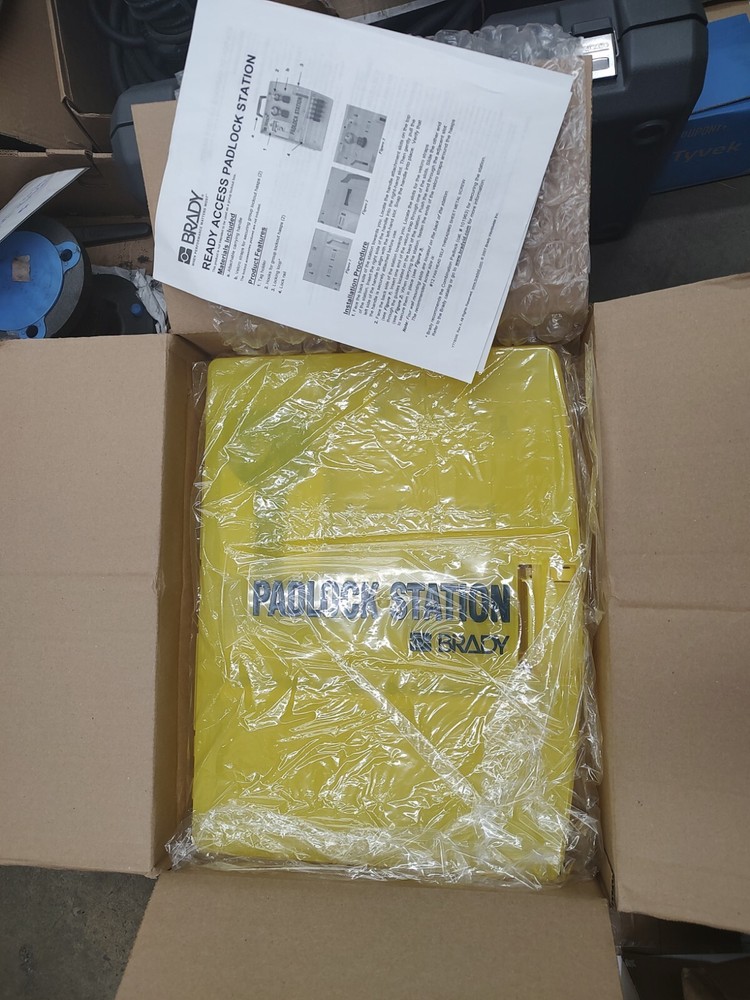 BRADY 105932  READY ACCESS PADLOCK STATION  YELLOW