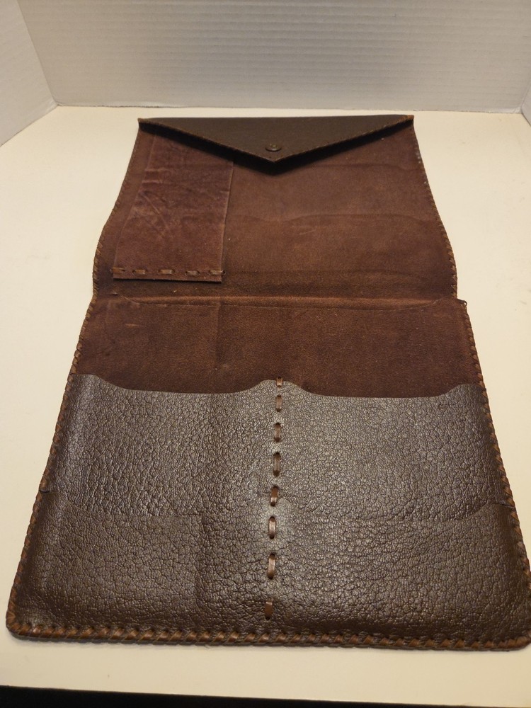 Vintage Leather Document Holder /folder / portfolio