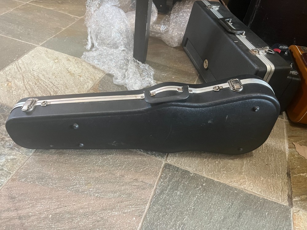 Violin with case and bow, full size.