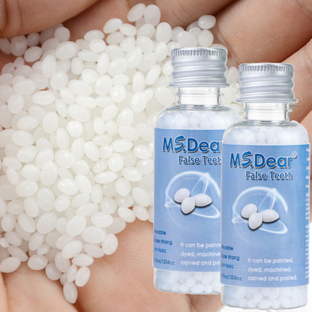 2Pcs Tooth Repair Kit Temporary Teeth Replacement Kit for Missing & Broken Teeth