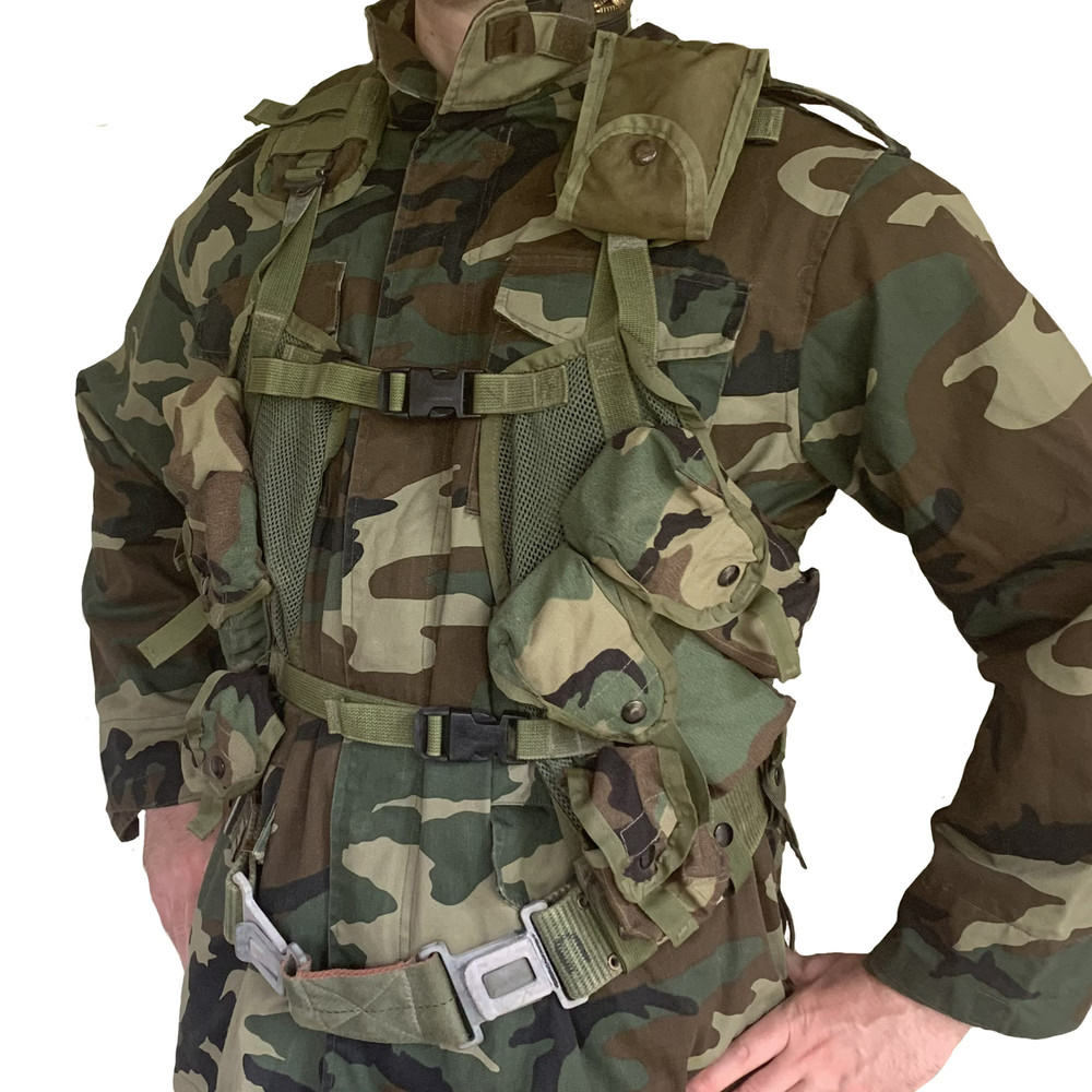 USGI Enhanced Tactical Load Bearing Vest with Web Belt BDU
