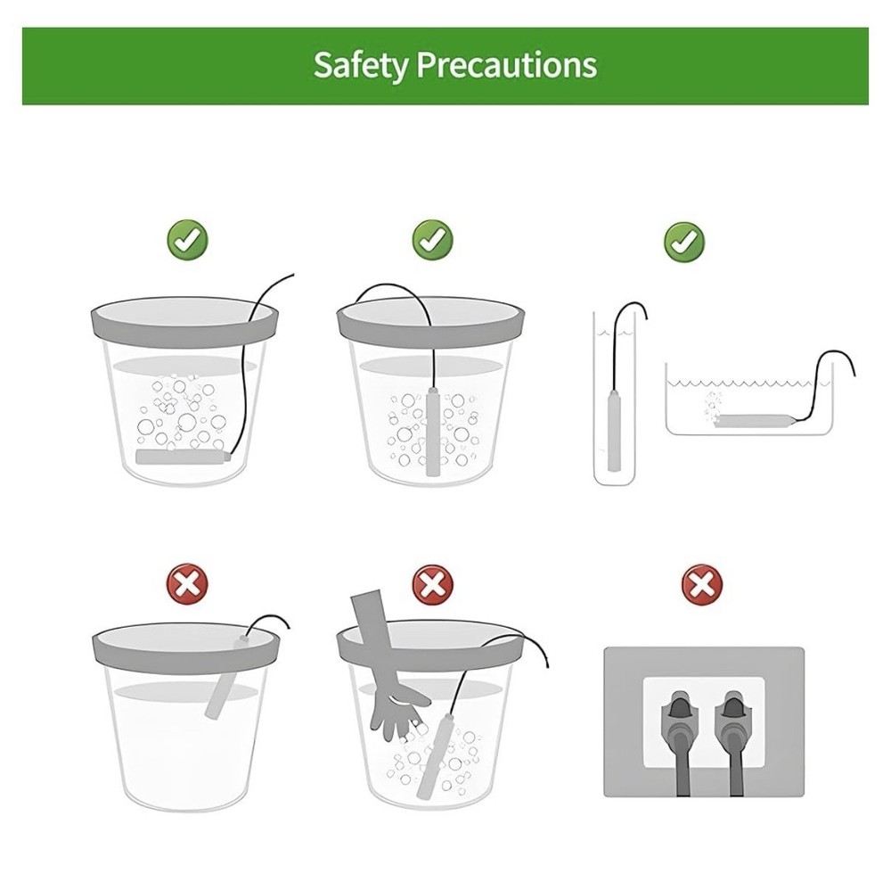 GRILLME X1 240V 3000W Bathtub & Swimming Pool Water Heater 100% Waterproof