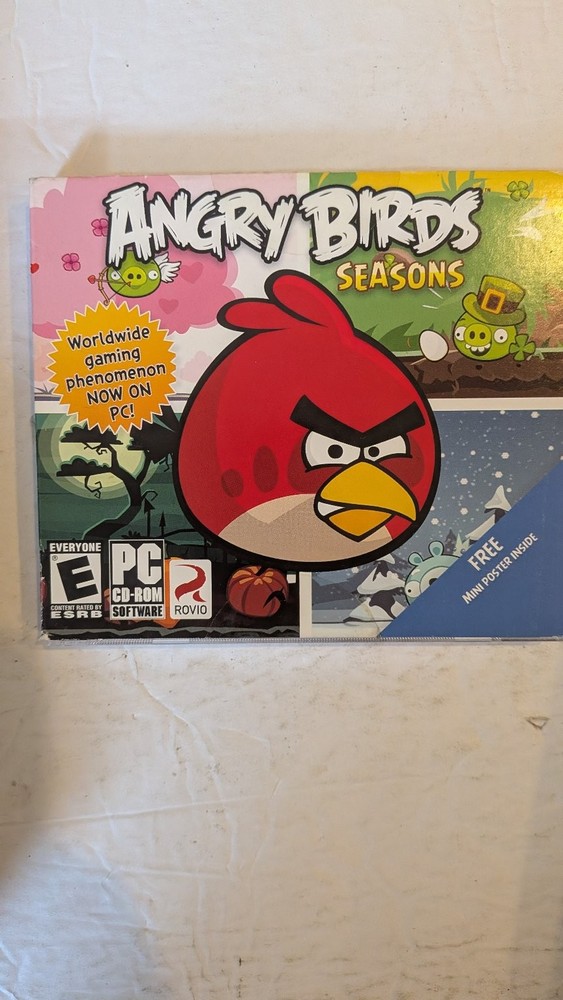 Rovio Angry Birds Seasons PC CD-ROM Software Windows XP 7 8