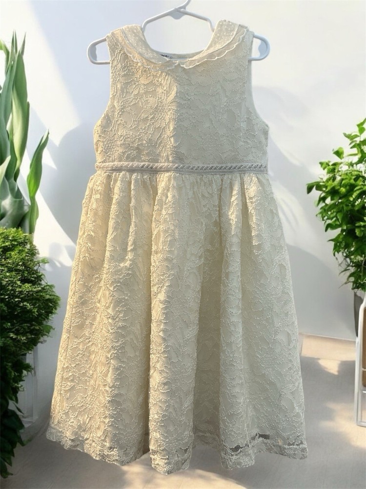 Blueberi Boulevard Cream Sundress