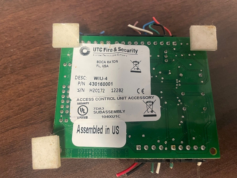 Used - UTC Fire & Security WIU-4 430160001 Access Control Unit