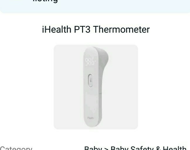 iHealth PT3 Thermometer