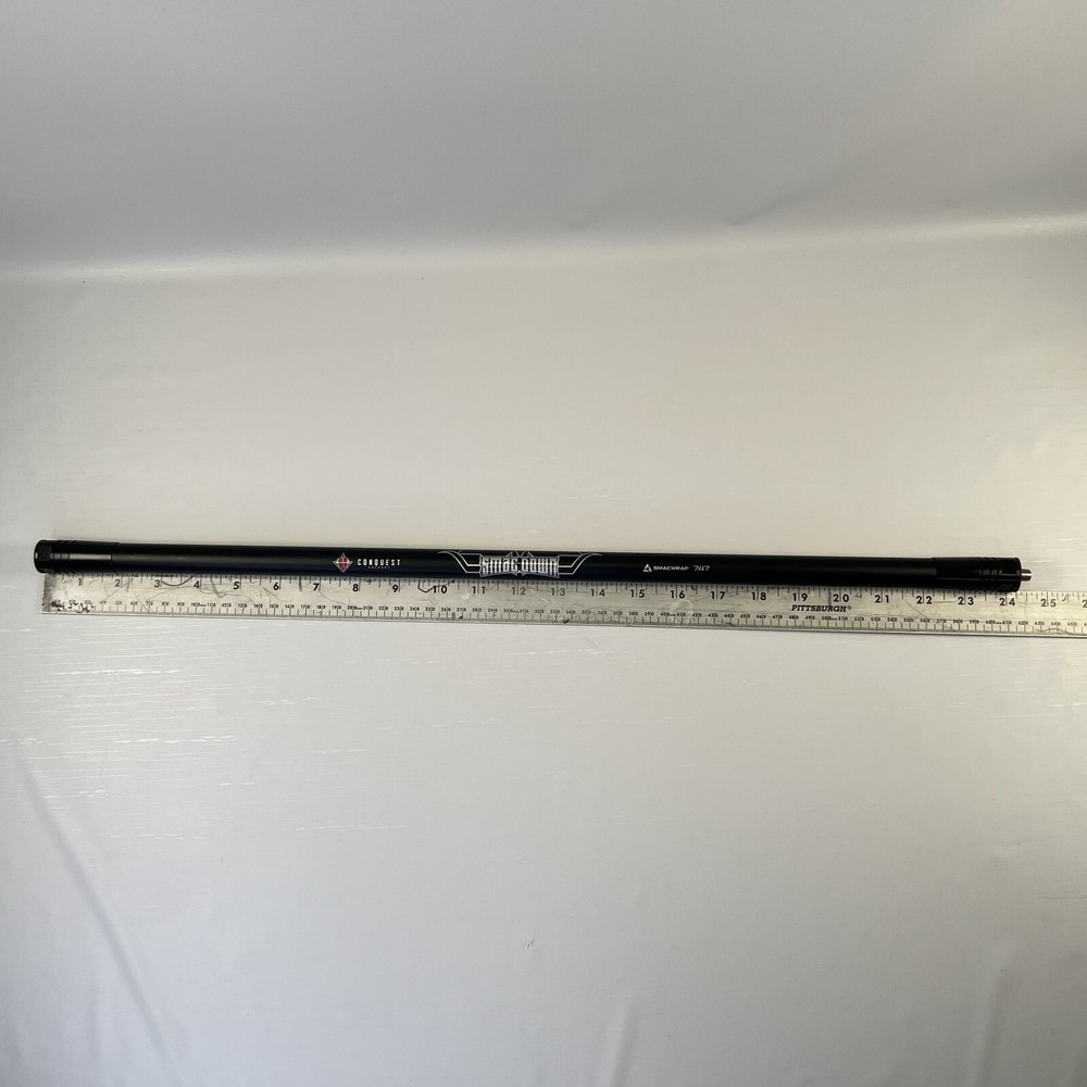 Conquest Archery SMACDOWN Black .747 Front Bar 24" Carbon Target Stabilizer