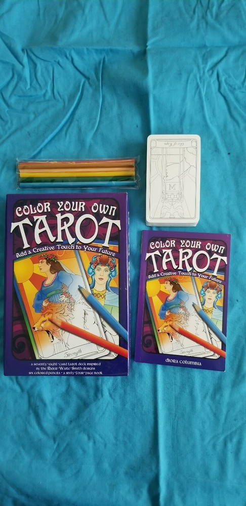Color Your Own TAROT 78 Card Deck