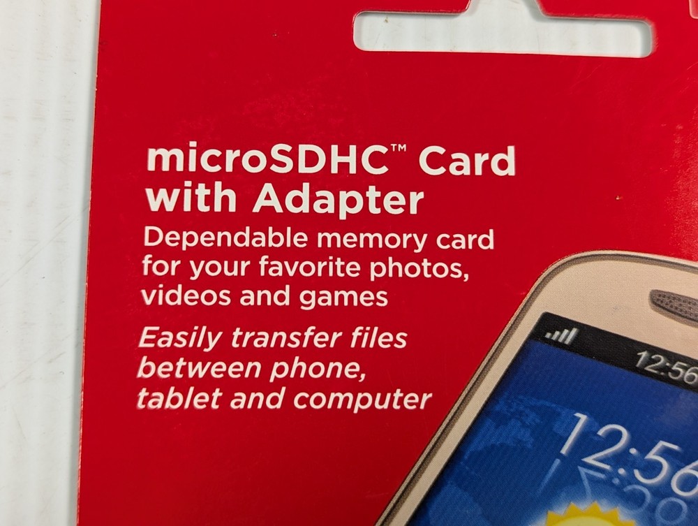SanDisk MicroSDHC Card with Adapter Sealed 16GB Memory