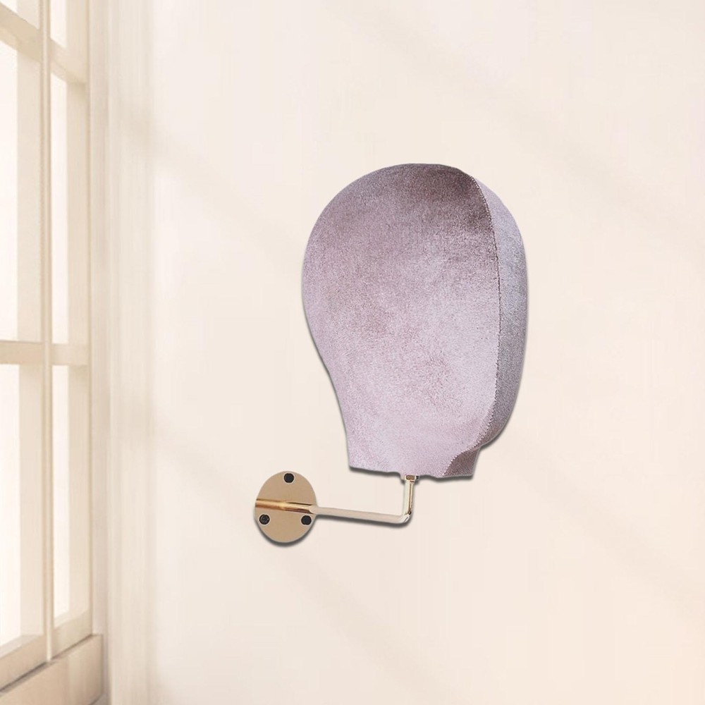 Mannequin Head Model Wall Mounted Hat Display Head Hat Wig Display Stand for