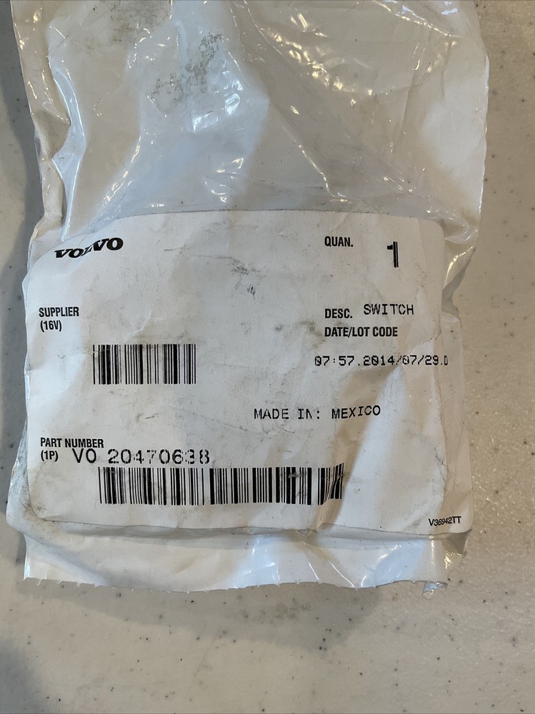Volvo Switch Part Number 20470638