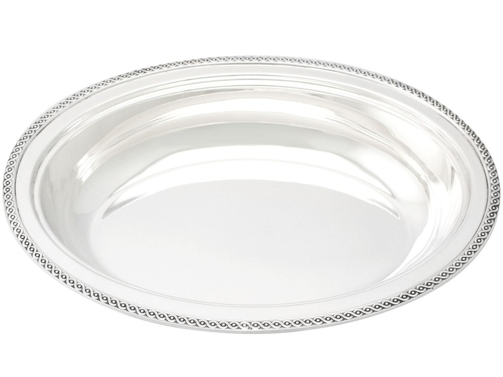 Antique George V Sterling Silver Entree Dish