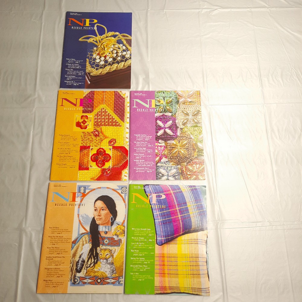 Needle Pointers Magazine Lot 2003 Partial Year 5 Issues