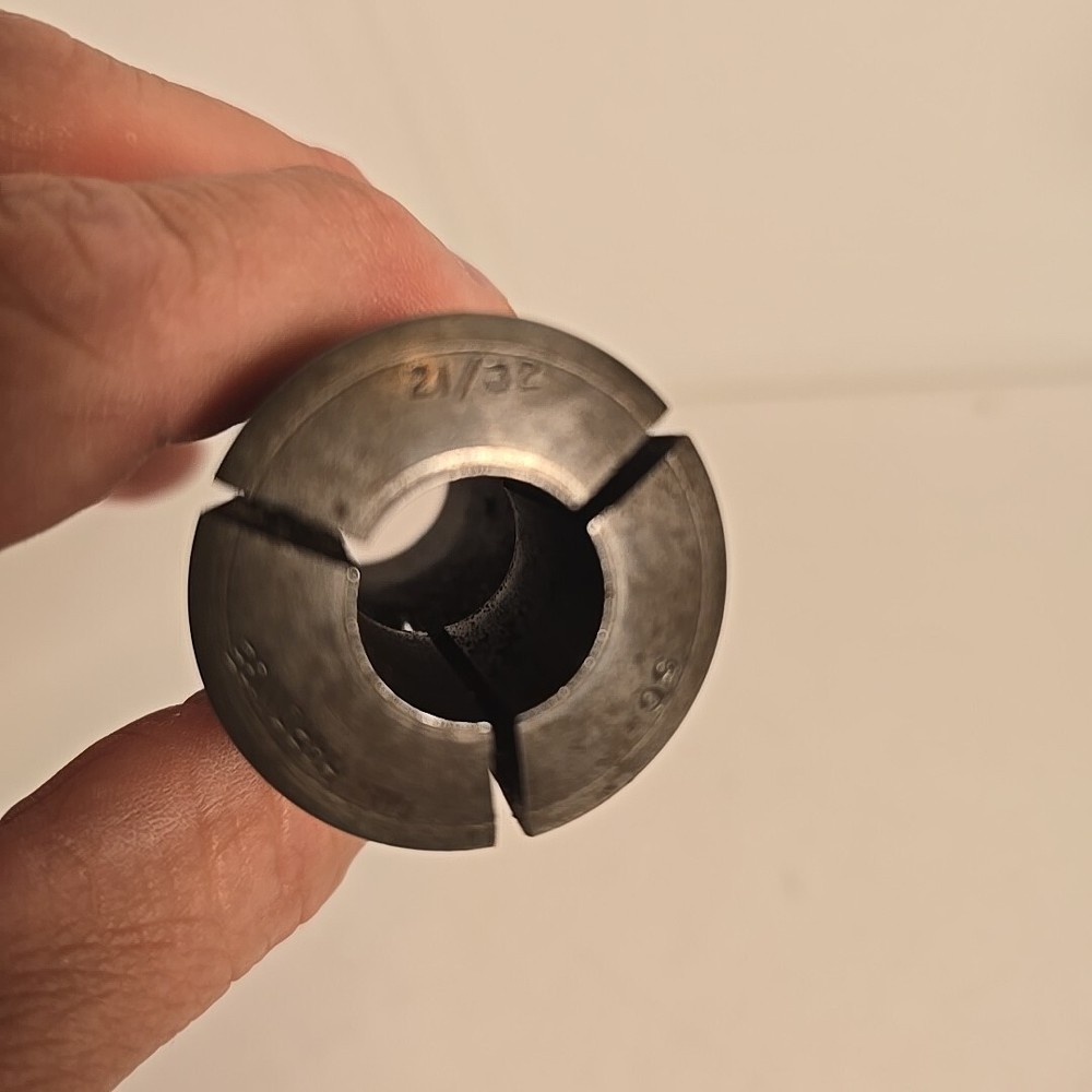 Hardinge 5C Round Collet 21/32" Internal & External Threads