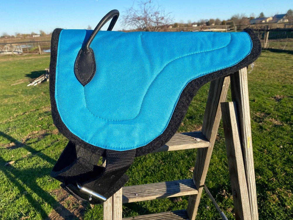 Felt bottom miniature horse bareback pad assorted colors