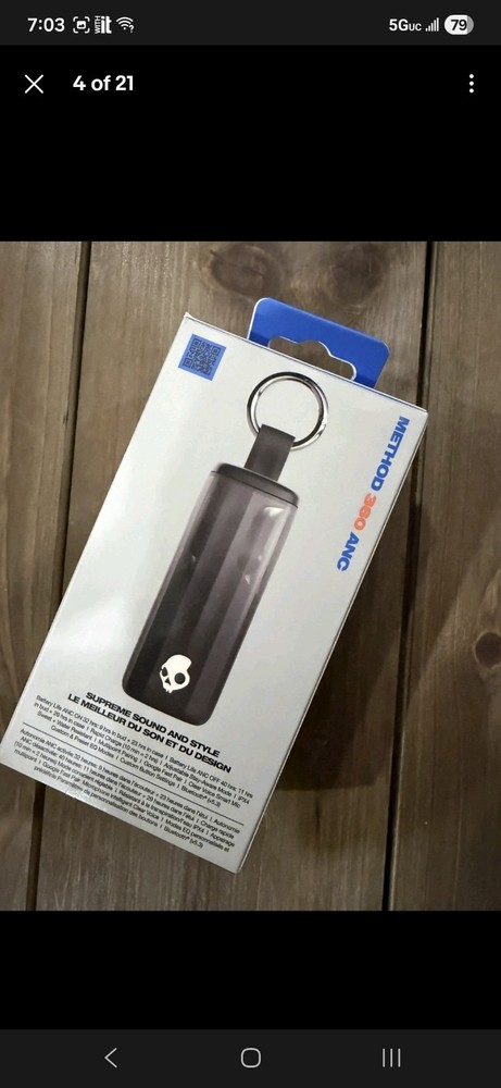 Skullcandy Method 360 ANC XT Bluetooth Earbuds, Active Noise Cancellation