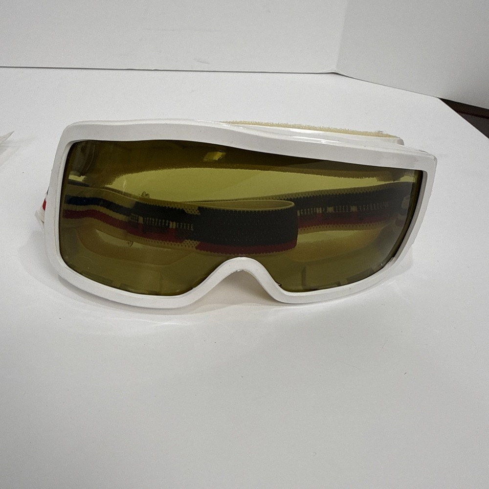 Vintage CEBE US Ski Team Goggles Snowboard White Frames