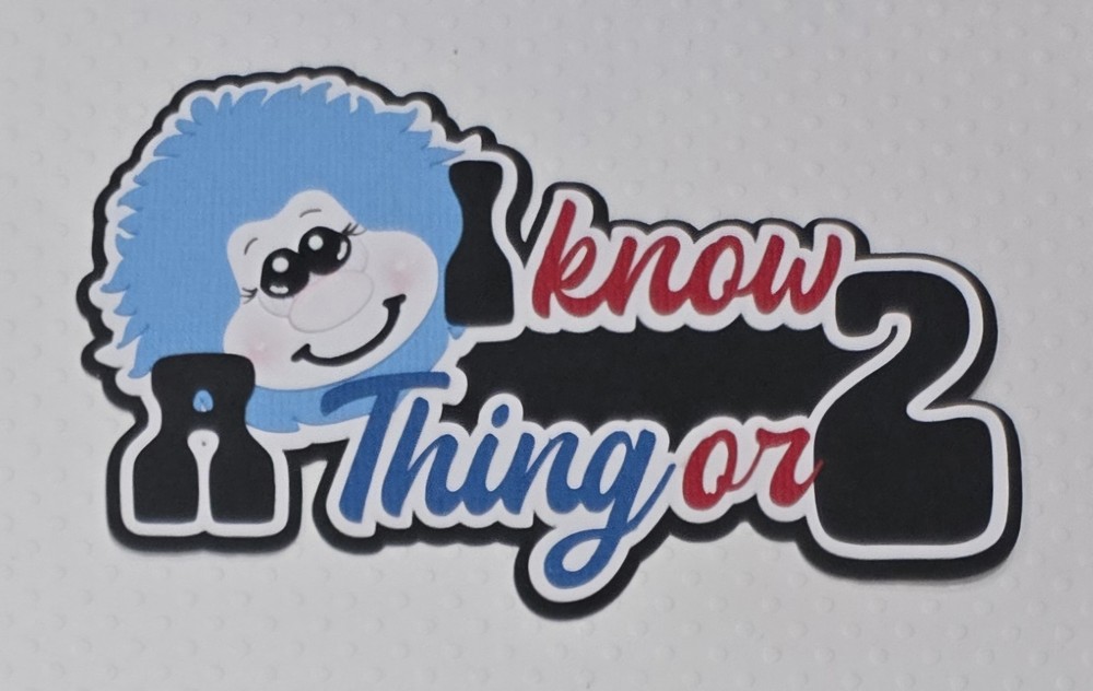 Thing Title.  Scrapbook, Card Making Paper Piecing