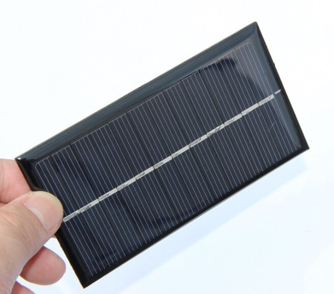 1W 6V solar panel, solar drip adhesive board, DIY solar panel, size 110 * 60MM