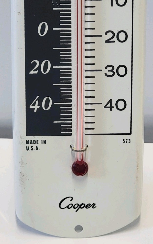 Cooper Black Eagle 10" Wall Hanging Thermometer
