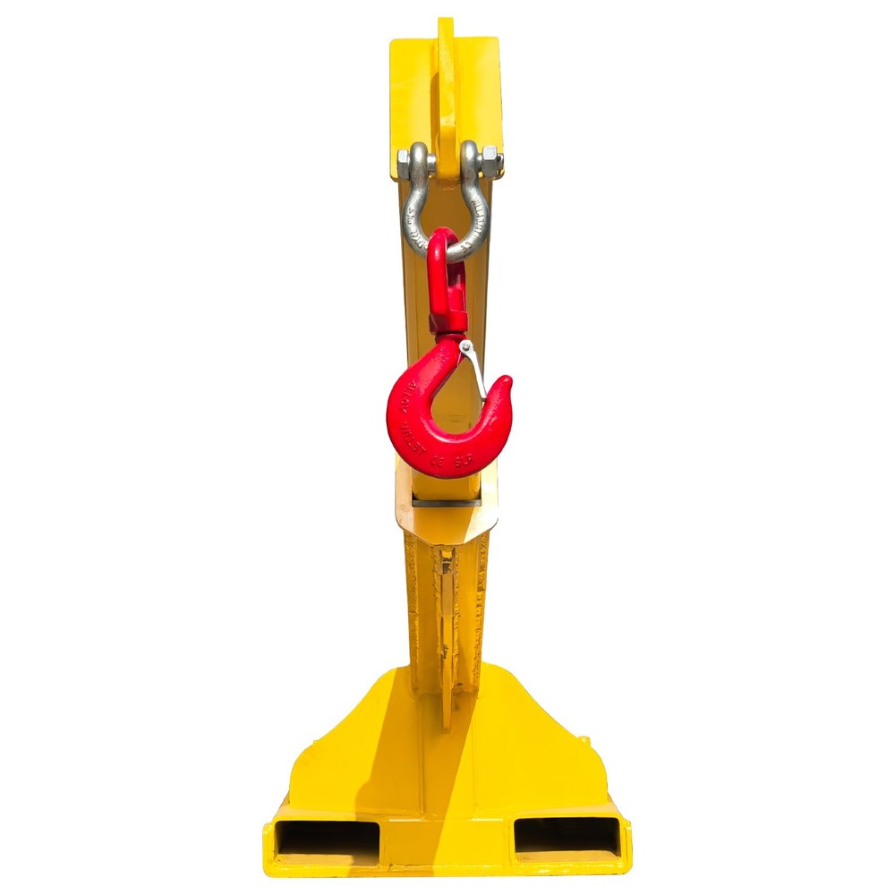5T Forklift Telescopic Boom Adjustable Mobile Forklift Crane Lifting Attachment