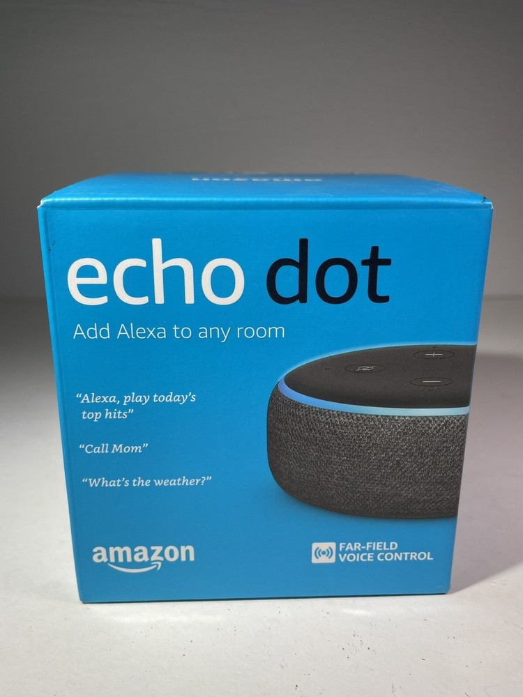 Amazon Echo Dot (3rd Generation) Smart Speaker - Charcoal NOB