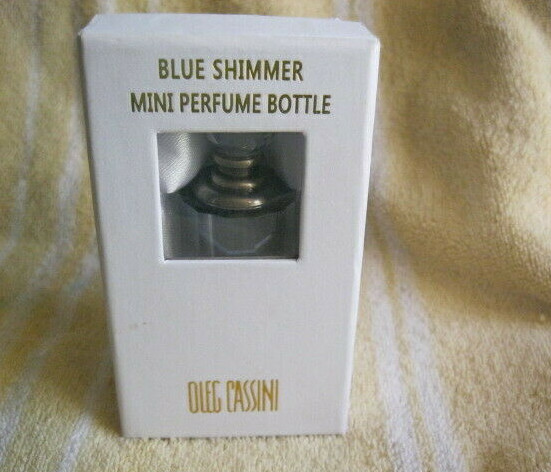 Blue Shimmer Mini Perfume Bottle